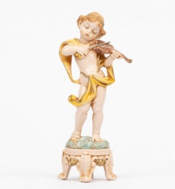 Ángel con violín (63) imitación de porcelana  16 cm