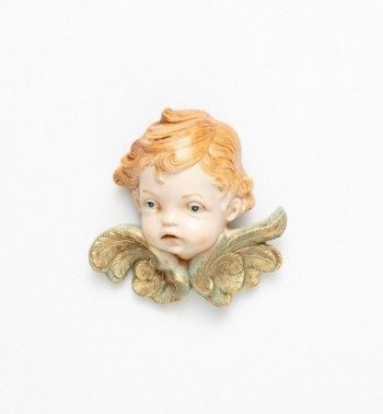 Cabeza de Ángel (68) imitación de porcelana  11 cm
