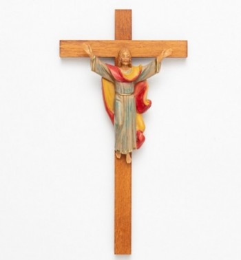 Cristo Resucitado (171) en la cruz cm.25x13