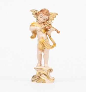 Ángel con violín (263) imitación de porcelana  12 cm