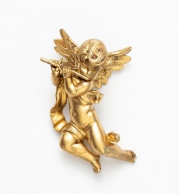 Ángel con flauta (265) dorado 11 cm