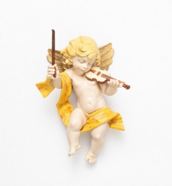 Ángel con violín (366) imitación de porcelana  22 cm