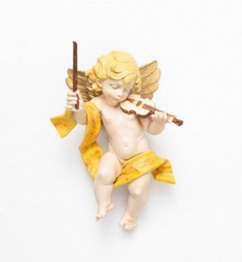 Ángel con violín (366) imitación de porcelana  22 cm