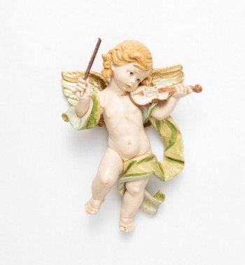 Ángel con violín (466) imitación de porcelana  27 cm