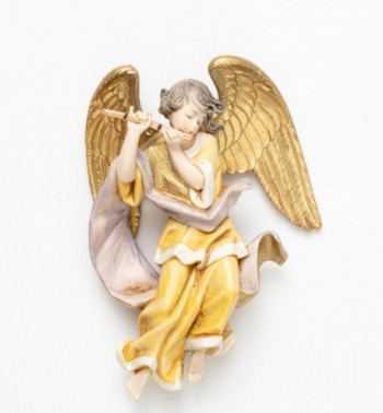 Ángel con flauta (467) imitación de porcelana  17 cm
