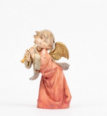 Ángel con flauta (563) imitación de porcelana  9 cm