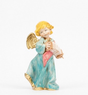Ángel con acordeón (564) imitación de porcelana  20,5 cm.