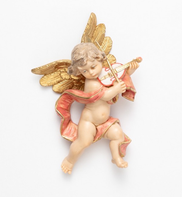 Ángel con violín (566) imitación de porcelana  17 cm.