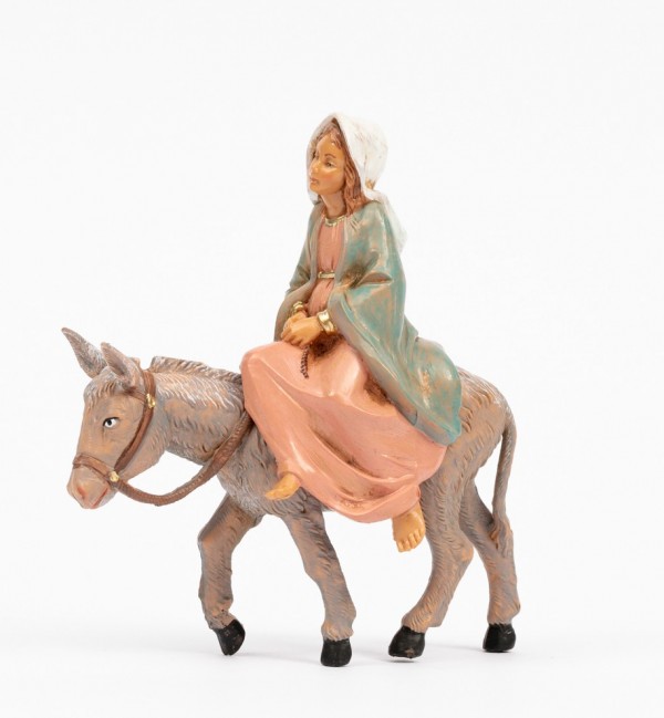 María montada en burro (588) 12 cm.