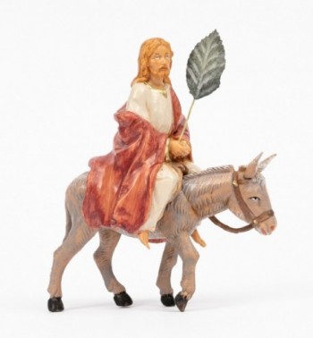 Cristo montado en burro (591) 12 cm.