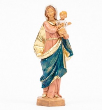 Virgen con Niño (654) 17 cm.