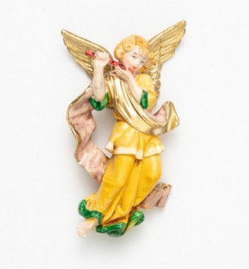 Ángel con flauta (667) imitación de porcelana  10 cm.