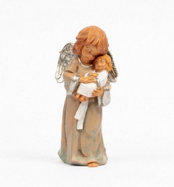 Ángel con niño  (835) 15 cm.
