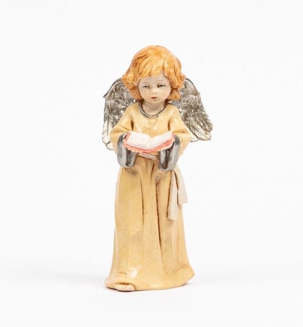 Ángel con libro (838) imitación de porcelana  15 cm.