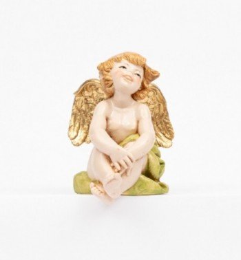Ángel sentado (976) imitación de porcelana  12 cm.