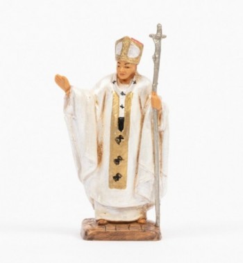 Papa Juan Pablo II (1216) vestimenta blanca 7 cm.