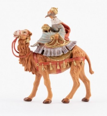 Rey montando un camello (8) para belén 10 cm.