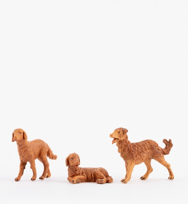 Perros para belén 12 cm.