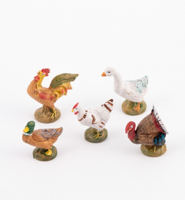 Animales de corral para belén 11 cm. y 12 cm.