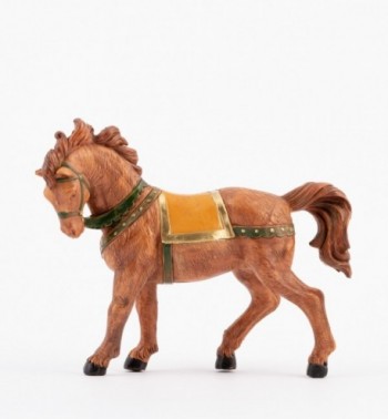 Caballo marrón (268) para belén 12 cm.