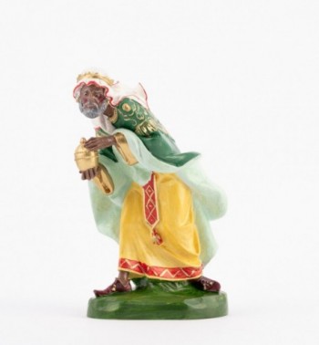 Rey (303) para belén en color tradicional, 19 cm.