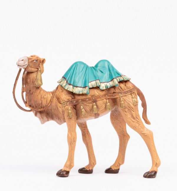 Camello de pie para belén en color tradicional, 19 cm.