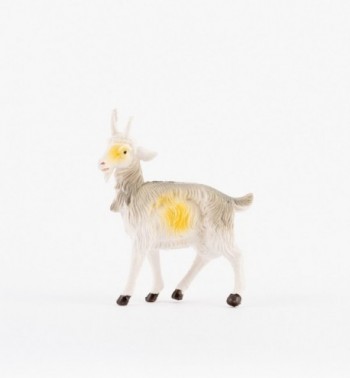 Cabra para belén en color tradicional, 19 cm.