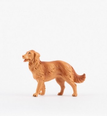 Perro para belén en color tradicional, 19 cm.
