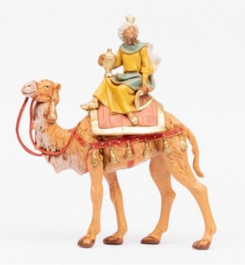 Rey montando  camello (3) para belén 19 cm.