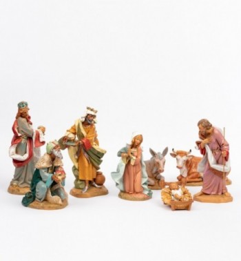 8 piezas Natividad para belén 30 cm.