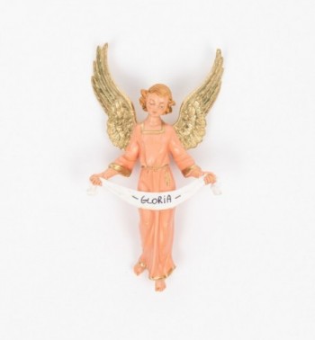Ángel de la gloria para belén en color tradicional, 19 cm.
