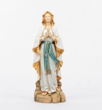 Virgen de Lourdes de resina  52 cm
